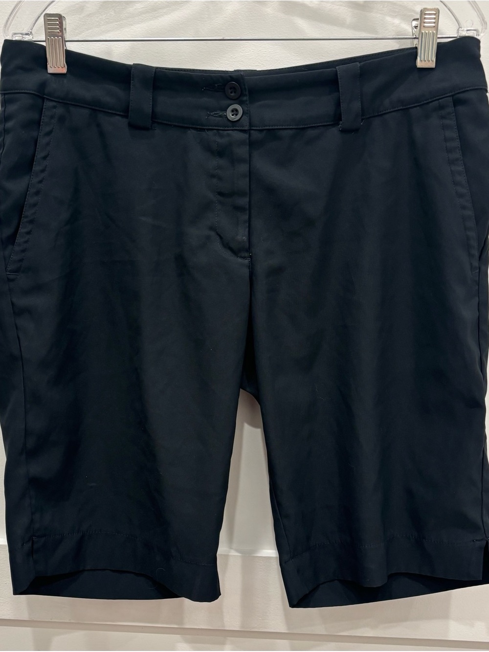 Nike Women's Black Bermuda Golf Shorts